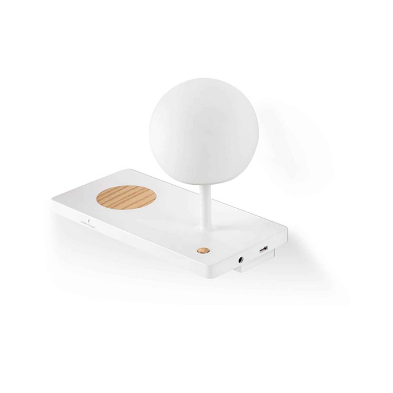 Бра - Faro 01026A Niko PC Left white wall lamp PC diffuser, 7 Вт, 500 лм, 3000K