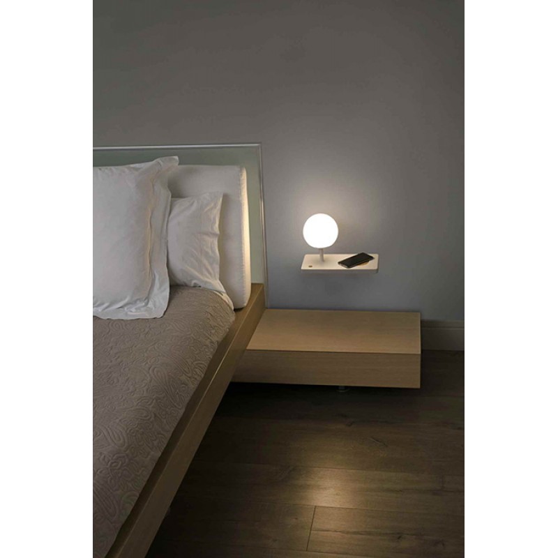 Бра - Faro 01027A Niko PC Right white wall lamp PC diffuser, 7 Вт, 500 лм, 3000K