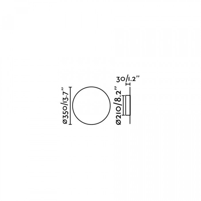 Настенный светильник Faro 1040 Board 350 Black wall lamp 8W, 7 Вт, 450 лм, 2700K Настенный светильник Faro 1040 Board 350 Black wall lamp 8W, 7 Вт, 450 лм, 2700K