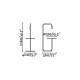 Торшер - Faro 1046 GUEST Black floor lamp