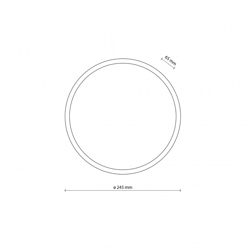 Потолочный светильник TK Lighting 18187, 18 Вт, 1300 лм, 3000К