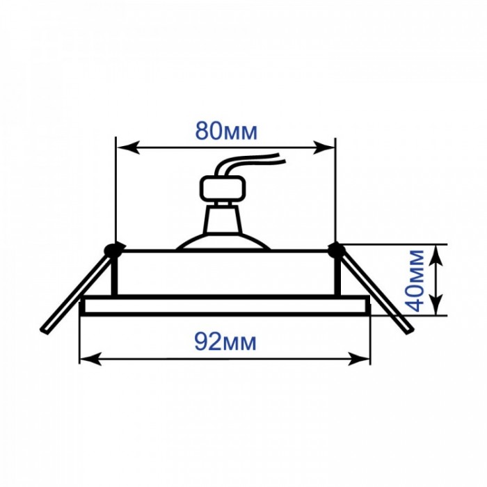 Точечный светильник Feron 1829 DL8340