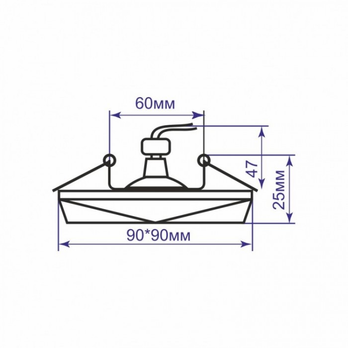 Точковий світильник Feron 1833 CD8020