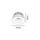 Точечный светильник Faro 2100301 CLEAR White downlight 7W 3000K, 7 Вт, 403 лм, 3000K