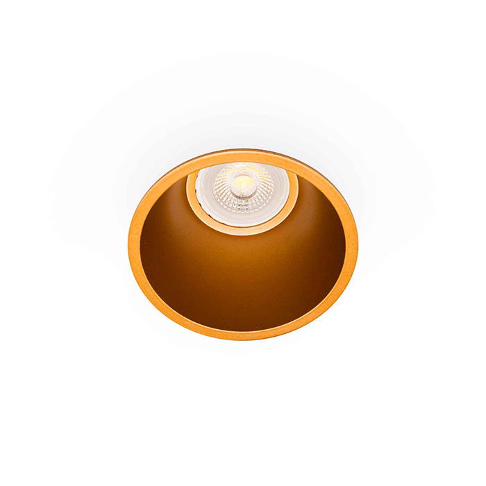 Точковий світильник Faro 2100503 FRESH Gold downlight GU10