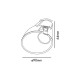 Точечный светильник Faro 2100602 Fresh Black wall washer GU10 25°