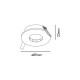 Точечный светильник Faro 2100801 WET White downlight GU10 IP44