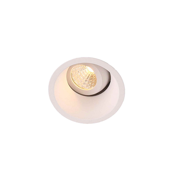 Точковий світильник Faro 2101301 Fox 50 White orientable recessed lamp 2700K, 5 Вт, 500 лм, 2700K