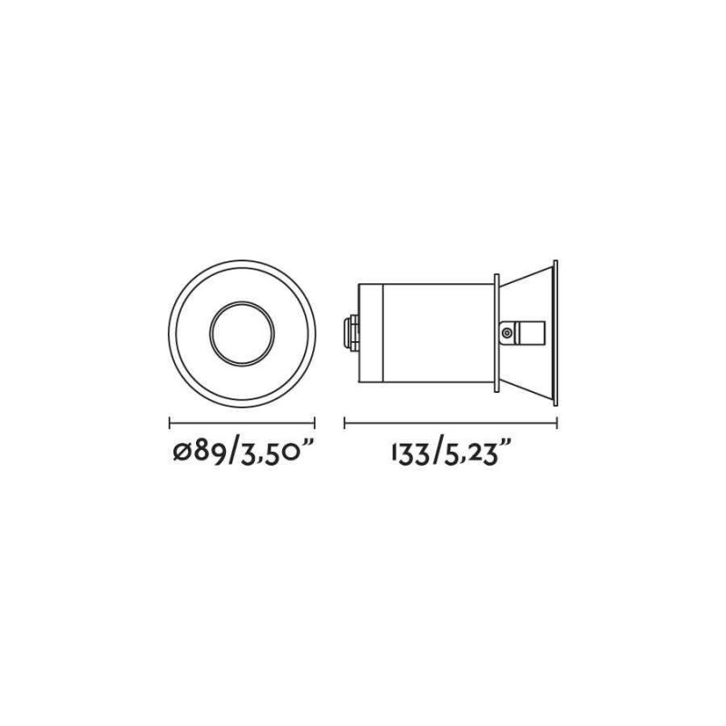 Точечный светильник Faro 2101402 Fresh IP65 Black downlight GU10