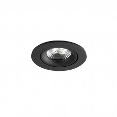Точечный светильник Faro 2111002 NAIS Black orientable recessed, 7 Вт, 625 лм, 2700K