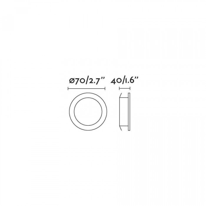 Точечный светильник Faro 2121002 NAIS Black recessed, 7 Вт, 625 лм, 2700K Точечный светильник Faro 2121002 NAIS Black recessed, 7 Вт, 625 лм, 2700K