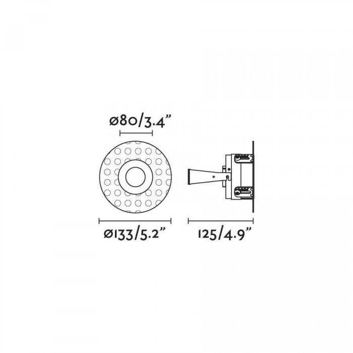 Точечный светильник Faro 2400101 Fresh White downlight with frame IP65 trimless