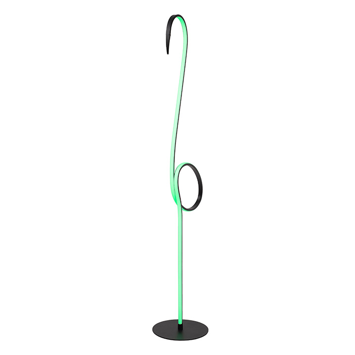 Торшер - Lucide 05745/14/99 Flamingo, 14 Вт, 621 лм, RGB