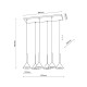 Подвесной светильник TK Lighting 10306 Cono Black Mini 6