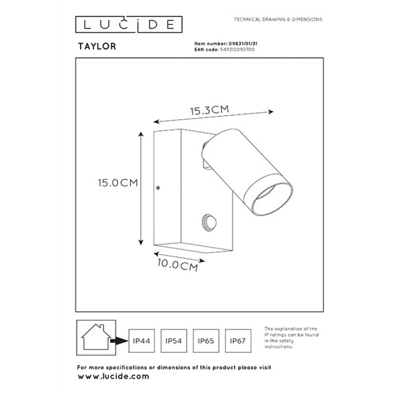 Спот - Lucide 09831/01/31 Taylor