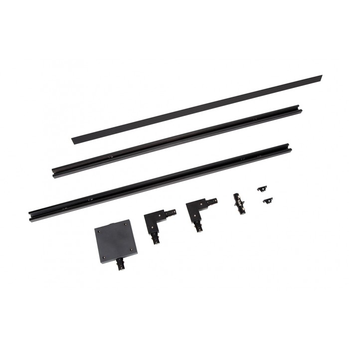 Шинопровід 2м 1 фаза з введенням живлення та заглушкою Lucide 09950/00/30 Track