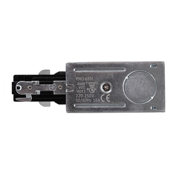 Шинопровід 2м 1 фаза з введенням живлення та заглушкою Lucide 09950/00/30 Track