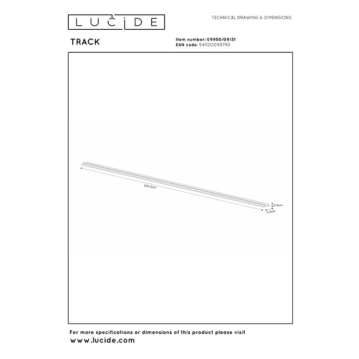 Декоративная накладка Lucide 09950/09/31 Track