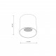 Точковий світильник TK Lighting 18157, 12 Вт, 500 лм, 3000К-6000К