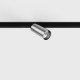 Світильник прожекторний LTX IN_LINE TUB S A 60 DALI 4x, D30mm, H60mm, LED 5.4W, 2700K, хром/чорний (06.0361.8.927.CR/BK.DALI.4x)
