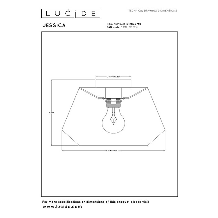 Люстра Lucide 10121/30/30 Jessica