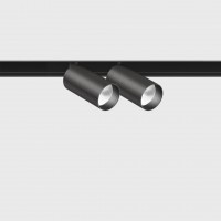 Прожекторный светильник LTX IN_LINE TUB S A 60 X2 DALI 4x, D30mm, H60mm, L211mm, LED 2x4.5W, 2700K, midnight (06.2301.14.927.MN.DALI.4x)