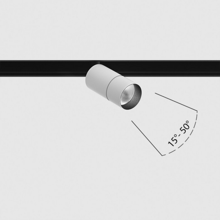 Магнитный трековый светильник LTX 06.0369.6.930.WH.2G In_Line Zoom S, 5.4 Вт, 307 лм, 3000K