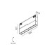 Светильник линейный LTX IN_LINE COMFORT B ??205 DALI 4x, L205mm, W24.5mm, H107mm, LED 12W, 3000К, черный (06.2052.12.930.BK.DALI.4x)