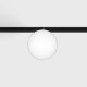 Світильник опаловий LTX IN_LINE SFERA DALI 4x, D100mm, LED 5W, 4000К, опаловий/чорний (06.1001.5.940.BK.DALI.4x)