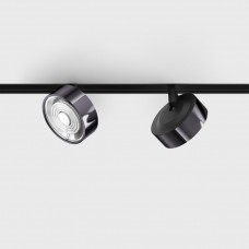 Світильник прожекторний LTX IN_LINE SOL MINI, 2-х групний, ON/OFF, D75mm, H26mm, LED 6.3W, 3000K, diamond black/чорний (06.7526.7.930.DB/BK.2G)