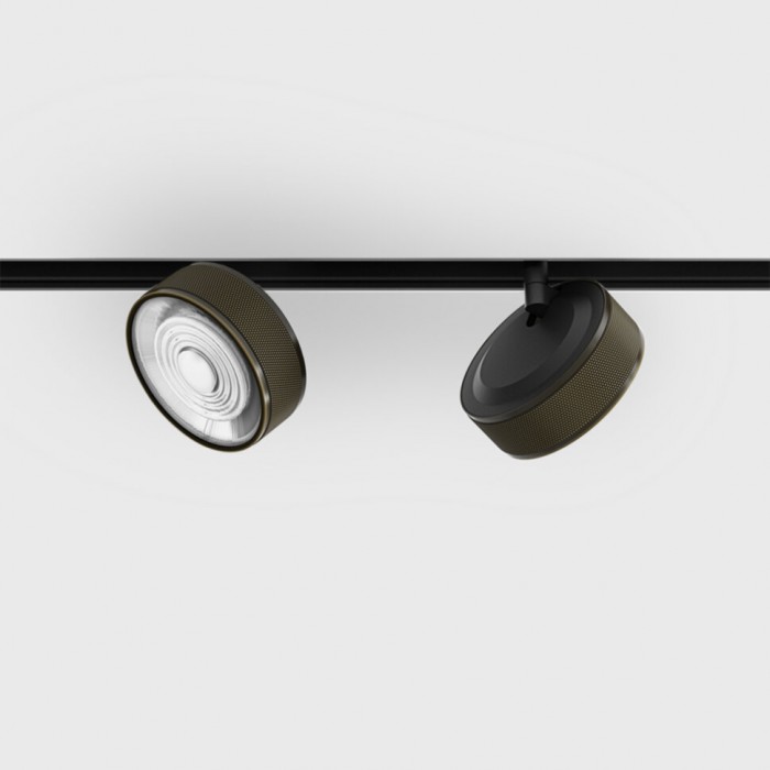 Прожекторный светильник LTX IN_LINE SOL MINI, DALI 4x, D75mm, H26mm, LED 6.3W, 3000K, бронза/черный (06.7526.7.930.BZG/BK.DALI.4x)