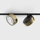 Світильник прожекторний LTX IN_LINE SOL, DALI 4x, D95mm, H33mm, LED 10.8W, 3000K, латунь/чорний (06.9533.14.930.BR/BK.DALI.4x)