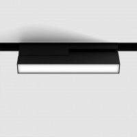Светильник линейный LTX IN_LINE LINEA B 205, 2-х групповой, ON/OFF, L205mm, W24.5mm, H107mm, LED 6W, 3000К, опаловый/черный (06.2053.6.930.BK.2G)
