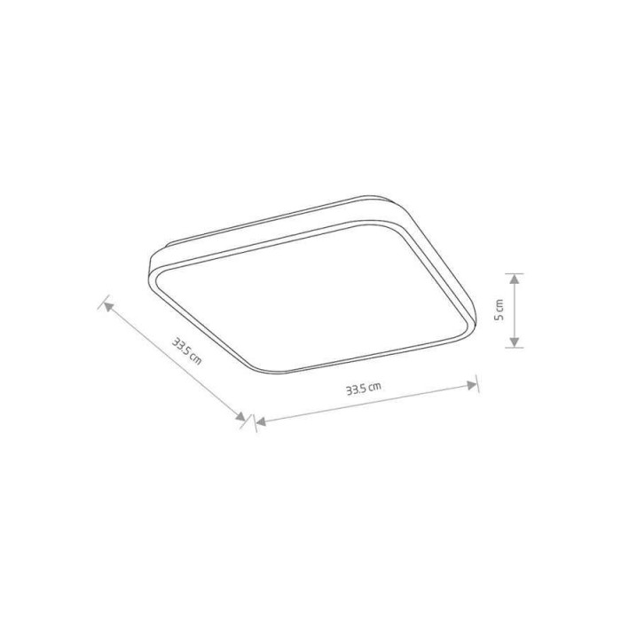 Світильник стельовий Nowodvorski 10983 Agnes Square LED Pro 1x16W 3000K 1200Lm IP44 чорний Світильник стельовий Nowodvorski 10983 Agnes Square LED Pro 1x16W 3000K 1200Lm IP44 чорний