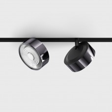 Світильник прожекторний LTX IN_LINE SOL, DALI 4x, D95mm, H33mm, LED 10.8W, 3000K, diamond black/чорний (06.9533.14.930.DB/BK.DALI.4x)