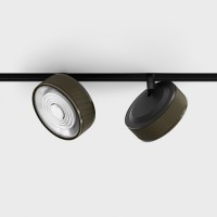 Прожекторный светильник LTX IN_LINE SOL, DALI 4x, D95mm, H33mm, LED 10.8W, 4000K, бронза/черный (06.9533.14.940.BZG/BK.DALI.4x)