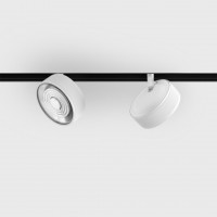 Світильник прожекторний LTX IN_LINE SOL MINI, 2-х групний, ON/OFF, D75mm, H26mm, LED 6.3W, 4000K, білий (06.7526.7.940.WHG/WH.2G)