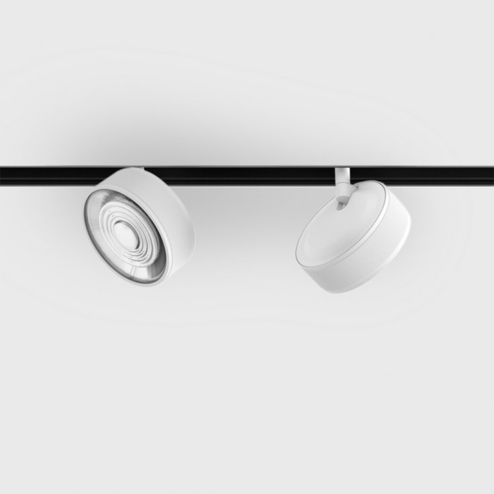 Прожекторный светильник LTX IN_LINE SOL MINI, DALI 4x, D75mm, H26mm, LED 6.3W, 3000K, белый (06.7526.7.930.WHG/WH.DALI.4x)