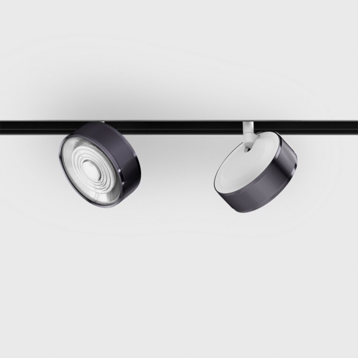 Світильник прожекторний LTX IN_LINE SOL MINI, DALI 4x, D75mm, H26mm, LED 6.3W, 4000K, diamond black/білий (06.7526.7.940.DBG/WH.DALI.4x)