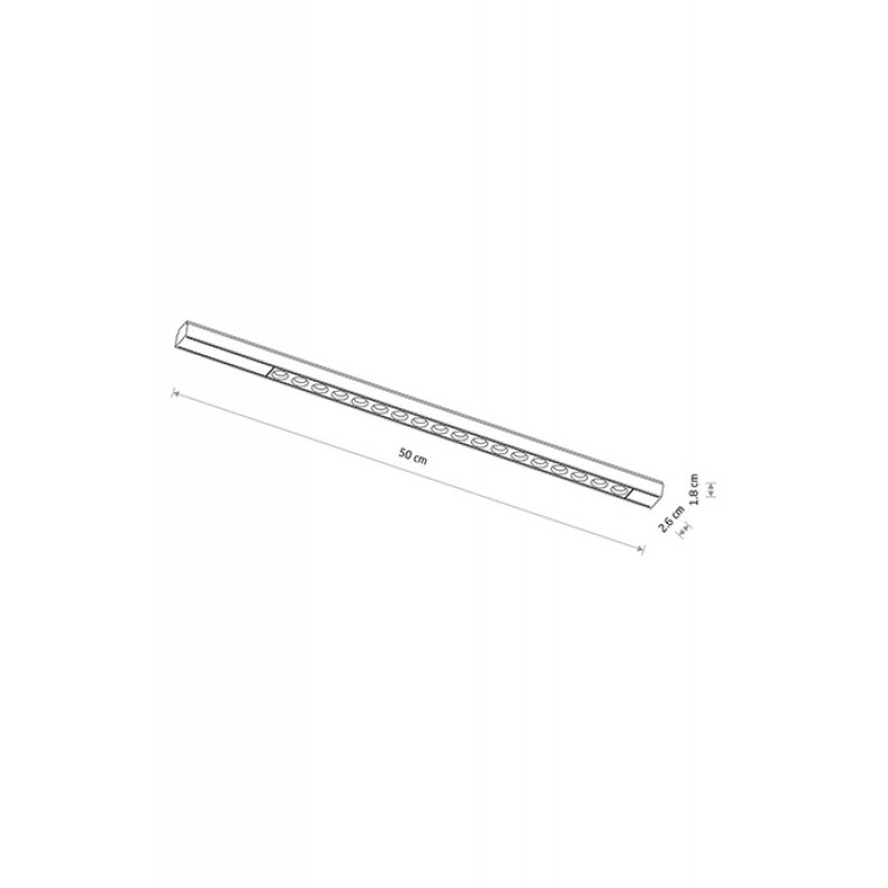 Магнитный трековый светильник Nowodvorski 11306 UT-LVM Focus LED 18w, 18 Вт, 1500 лм, 3000K