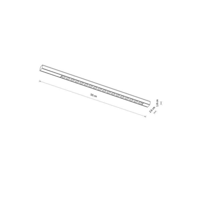 Магнитный трековый светильник Nowodvorski 11332 UT-LVM Focus LED 18W 4000K 1500Lm IP20 черный