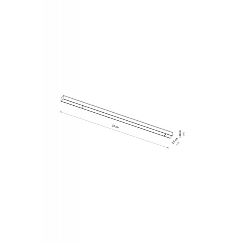 Магнитный трековый светильник Nowodvorski 11308 UT-LVM Line LED 18w, 18 Вт, 1500 лм, 3000K