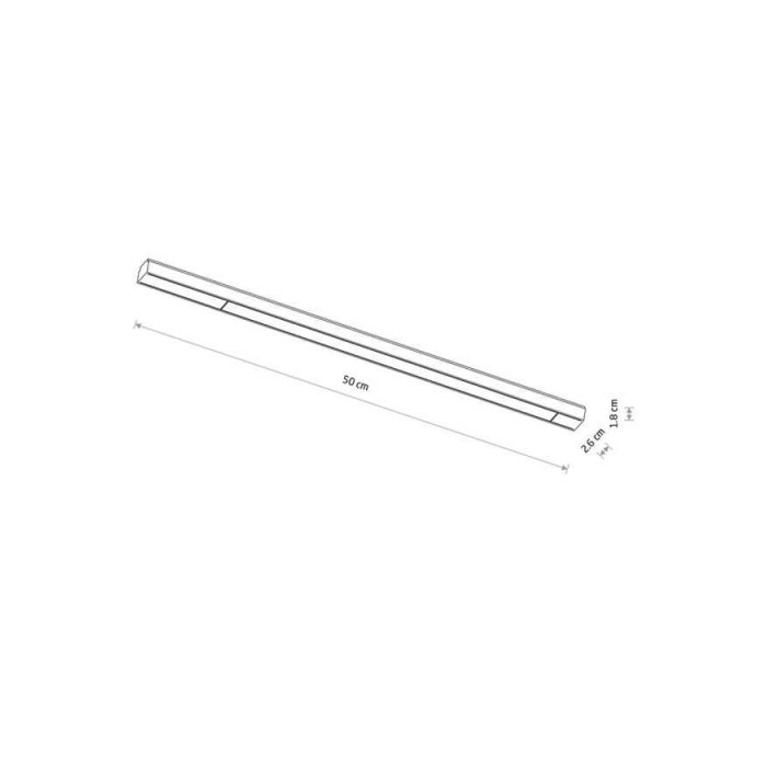 Магнитный трековый светильник Nowodvorski 11334 UT-LVM Line LED 18W 4000K 1500Lm IP20 черный