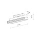 Магнитный трековый светильник Nowodvorski 11338 UT-LVM Focus Out LED 12W 4000K 1000Lm IP20 черный