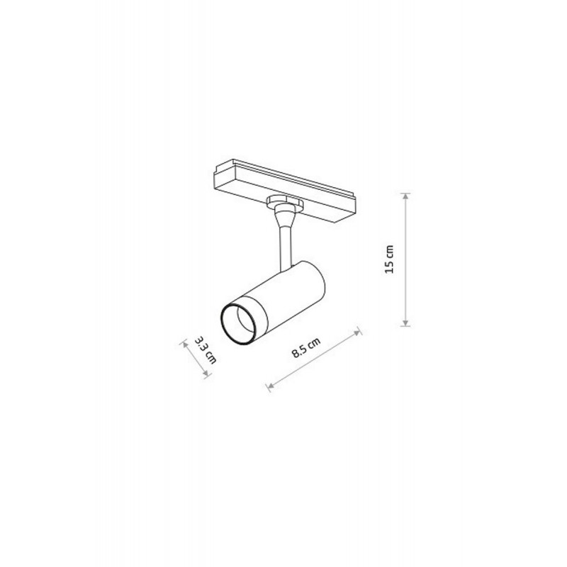 Магнитный трековый светильник Nowodvorski 11314 UT-LVM Spot LED 5w, 5 Вт, 450 лм, 3000K