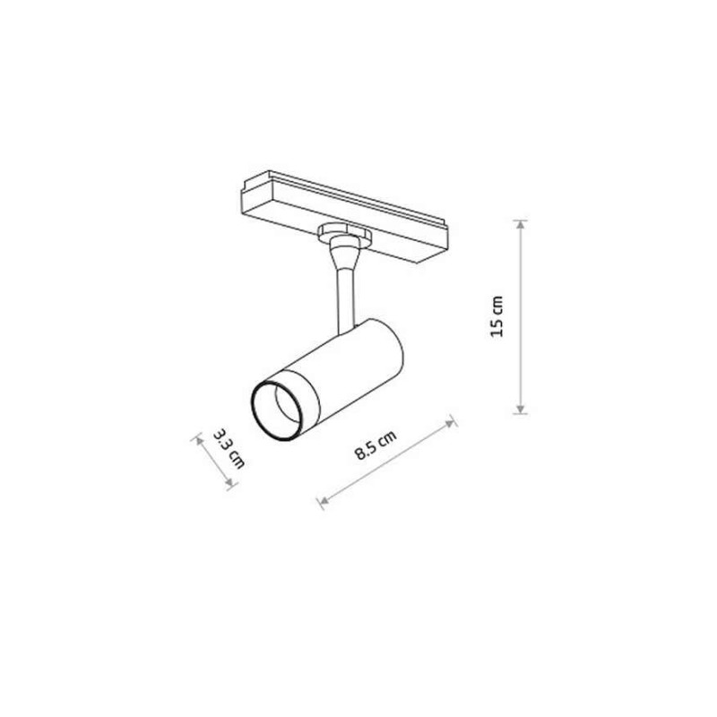 Магнитный трековый светильник Nowodvorski 11340 UT-LVM Spot LED 5W 4000K 450Lm IP20 черный