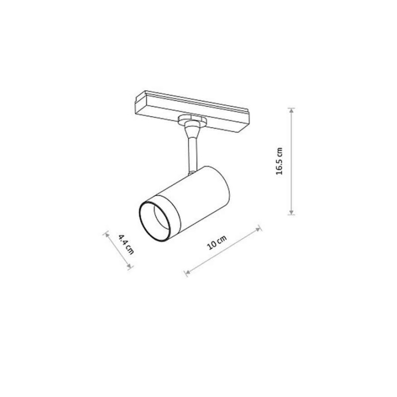 Магнитный трековый светильник Nowodvorski 11341 UT-LVM Spot LED 9W 4000K 850Lm IP20 черный