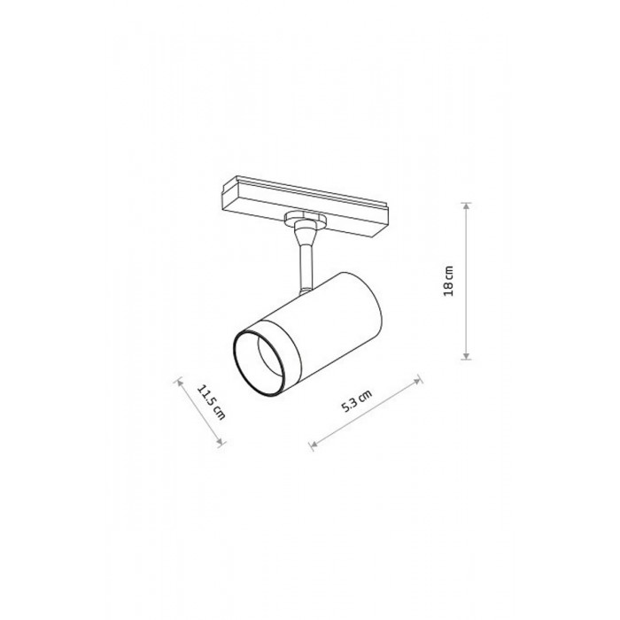 Магнитный трековый светильник Nowodvorski 11316 UT-LVM Spot LED 12w, 12 Вт, 1200 лм, 3000K