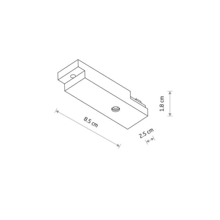 Ввод питания Nowodvorski 11321 UT-LVM IP20 черный