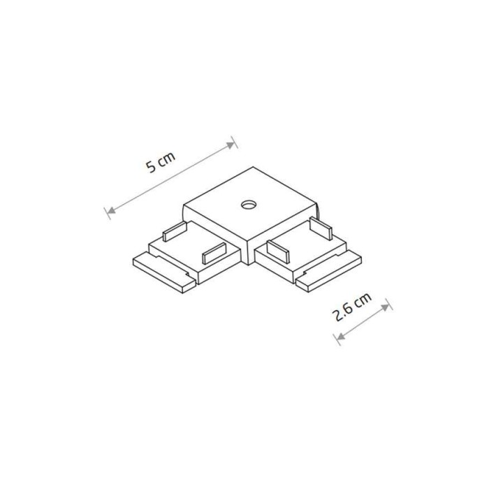 Соединитель угловой накладной Nowodvorski 11325 UT-LVM IP20 черный